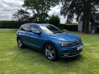 Used VW Tiguan SEL R-Line 150 HP (110 kW) 2018 Blue SUV