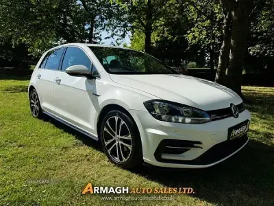 Used VW Golf VII R-line 150 HP (110 kW) 2019 White Hatchback
