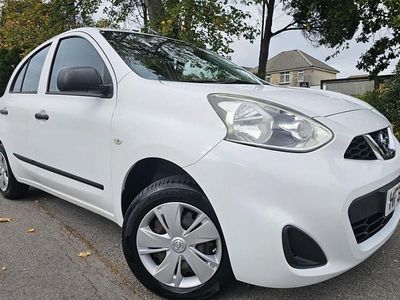 White Used 2014 Nissan Micra Visia Hatchback | £5,695 (Fair price)