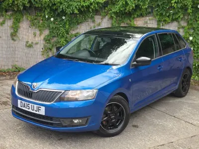 Used Skoda Rapid Sport 2015 Blue Hatchback
