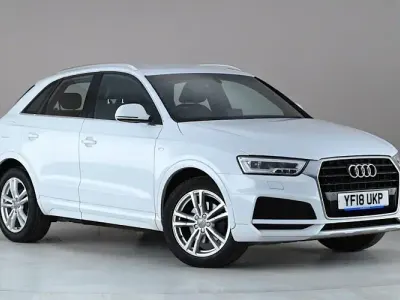 Used Audi Q3 S-Line 150 HP (110 kW) 2018 White SUV
