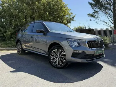 Used Skoda Kamiq Design Edition 115 HP (84 kW) 2026 Graphite grey metallic black magic pearl effect SUV