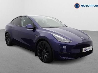 Blue Used 2022 Tesla Model Y Performance SUV | £30,549 (Fair price)