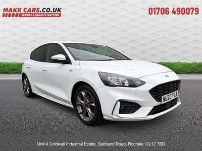 Used Ford Focus ST-Line 125 HP (91 kW) 2020 White Hatchback