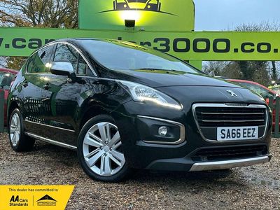 Black Used 2016 Peugeot 3008 Allure Hatchback | £8,650 (Good price)