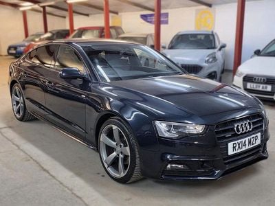 Used Audi A5 Sportback Black Edition 177 HP (130 kW) 2014 Blue Hatchback