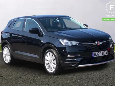 Used Vauxhall Grandland X Elite 131 HP (96 kW) 2020 Black SUV