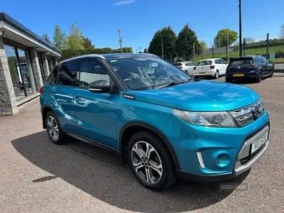 Käytetty Suzuki Vitara SZ5 120 HP (88 kW) 2015 Turkoosi Katumaasturi
