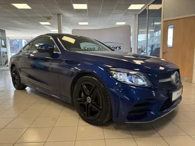 Used Mercedes C300 AMG Line Premium 2019 Blue Coupe