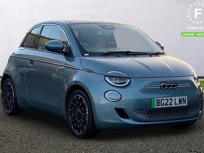 Blue Used 2022 Fiat 500e La Prima Hatchback | £14,799 (Fair price)