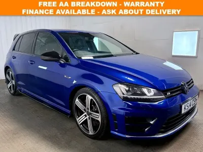 Used VW Golf VII R 295 HP (216 kW) 2014 Blue Hatchback