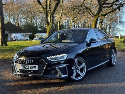 Black Used 2023 Audi A4 S-Line Sedan | £21,935 (Fair price)