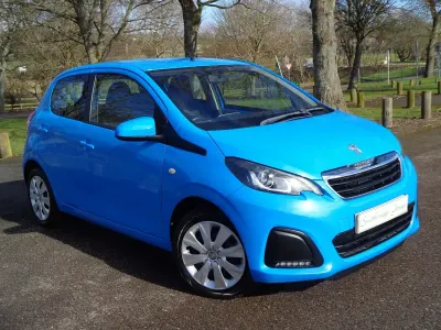 Used Peugeot 108 Active 68 HP (50 kW) 2016 French blue metallic Hatchback