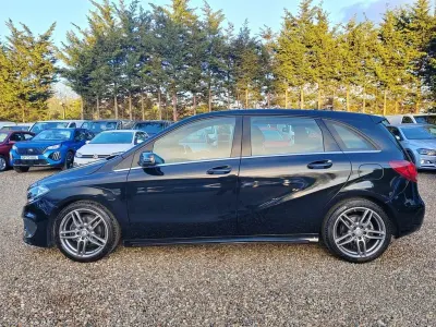Used Mercedes B180 AMG line 109 HP (80 kW) 2017 Black Hatchback