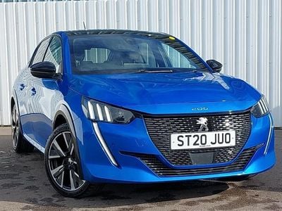 Used Peugeot 208 GT-line 129 HP (94 kW) 2020 Blue Hatchback