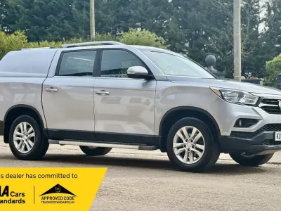 Used SsangYong Musso 181 HP (133 kW) 2020 Silver Pickup
