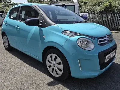 Used Citroën C1 Feel 82 HP (60 kW) 2015 Blue Hatchback