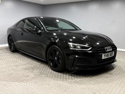 Used Audi A5 S-Line 150 HP (110 kW) 2018 Black Coupe
