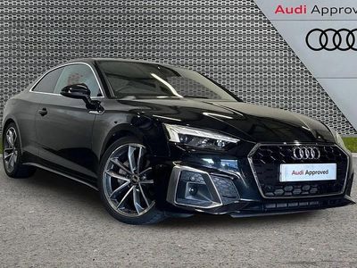 Used Audi A5 S-Line 200 HP (147 kW) 2022 Black Coupe