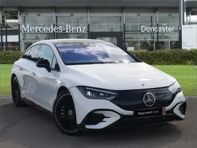 Used Mercedes EQE350 AMG line 214 kW (292 HP) 2025 White Sedan
