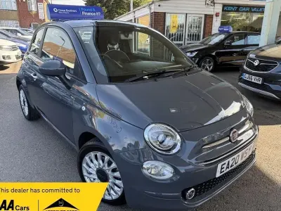 Gebraucht Fiat 500 Lounge 70 PS (51 kW) 2020 Grau Kleinwagen