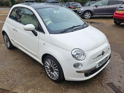 White Used 2015 Fiat 500 Lounge Hatchback | £2,995 (Good price)