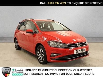 Used VW Golf Sportsvan Match 115 HP (84 kW) 2019 Red MPV