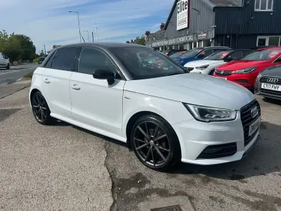 Used Audi A1 Black Edition 2018 White Hatchback