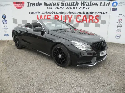 Used Mercedes E220 AMG 2014 Black Cabriolet