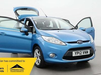 Used Ford Fiesta Zetec 2012 Blue Hatchback