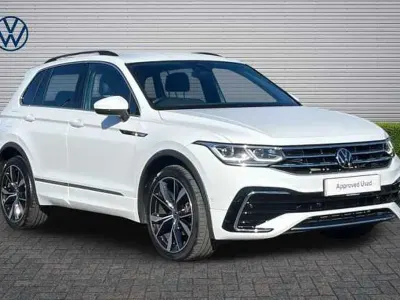 Used VW Tiguan R-line 150 HP (110 kW) 2022 White SUV