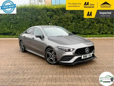 Used Mercedes CLA180 AMG line 136 HP (100 kW) 2019 Grey Sedan