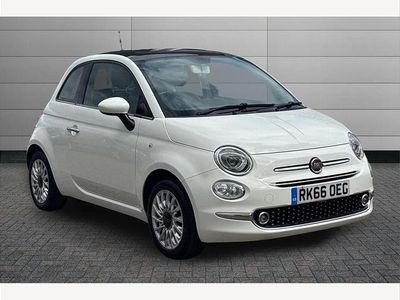 Used Fiat 500 Lounge 69 HP (50 kW) 2016 White Hatchback