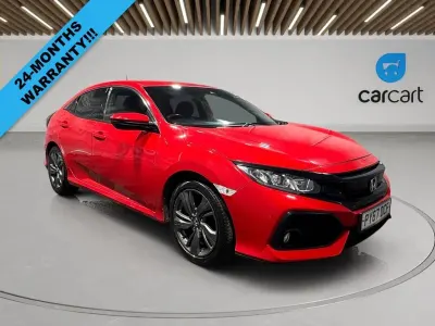 Used Honda Civic SR 129 HP (94 kW) 2017 Red Hatchback