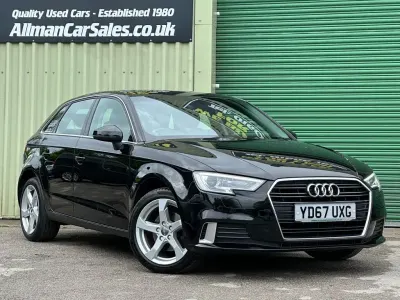 Used Audi A3 Sport 115 HP (84 kW) 2017 Black Hatchback