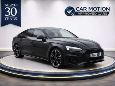 Begagnad Audi A5 Black Edition 2022 Svart Sportkupé