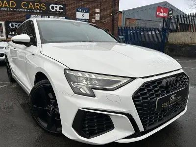 Used Audi A3 Sportback S-Line 2021 White Hatchback