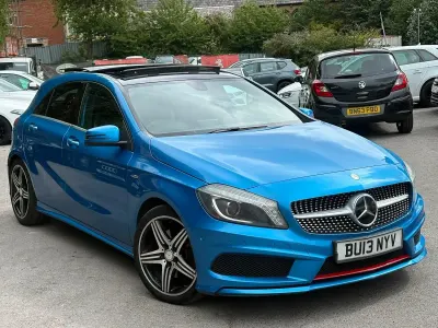 Used Mercedes A250 AMG 2013 Blue Hatchback