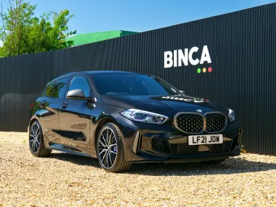 Used BMW M135 Impressive 306 HP (225 kW) 2021 Black Hatchback