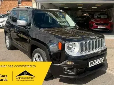 Used Jeep Renegade Limited 140 HP (102 kW) 2016 Gloss black SUV