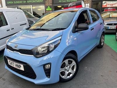 Used Kia Picanto 66 HP (48 kW) 2017 Blue Hatchback