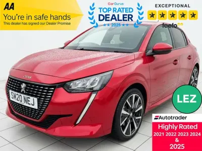 Używany Peugeot 208 Allure Premium 75 KM (55 kW) 2020 Czerwony Hatchback