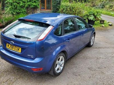 Used Ford Focus Zetec 100 HP (73 kW) 2008 Blue Hatchback