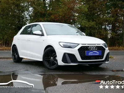 Used Audi A1 Sportback S-Line 116 HP (85 kW) 2019 White Hatchback