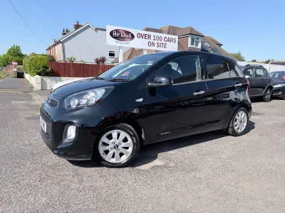 Used Kia Picanto 65 HP (47 kW) 2017 Black Hatchback