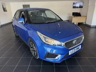 Used MG MG3 Exclusive 106 HP (77 kW) 2021 Blue Hatchback