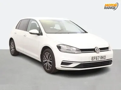 Used VW Golf VII SE 125 HP (91 kW) 2017 White Hatchback