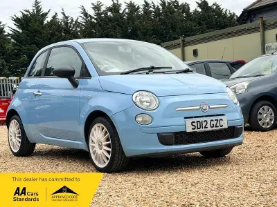 Used Fiat 500 Pop 69 HP (50 kW) 2012 Blue Hatchback