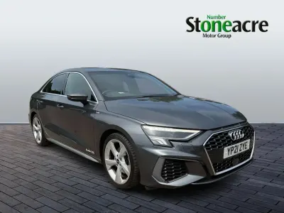 Used Audi A3 S-Line 150 HP (110 kW) 2021 Grey Sedan