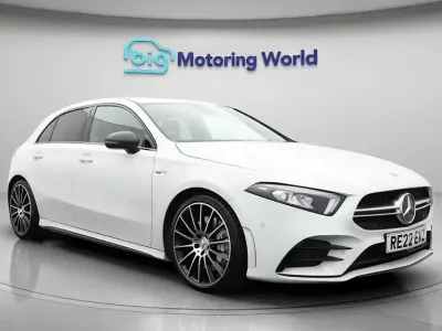 Used Mercedes A35 AMG Executive 306 HP (225 kW) 2022 White Hatchback